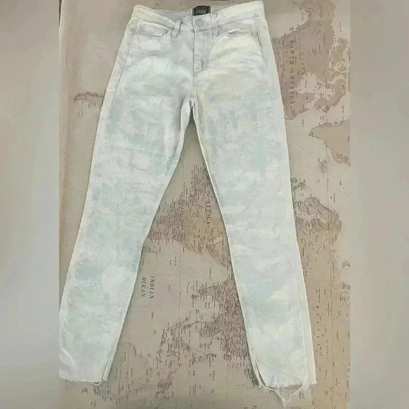 Rosie HW x Paige Madeline in Skylar wash raw hem skinny jeans Size 25 $239 - Picture 3 of 13